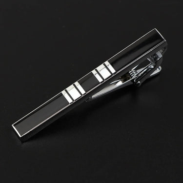 Cisne · pasador de corbata color negro y plata - Barlovento de Biar