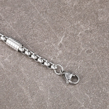 Pulseira Elara · Pulseira de corrente com elos geométricos