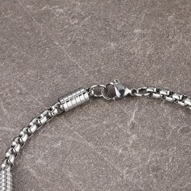 Pulseira Elara · Pulseira de corrente com elos geométricos