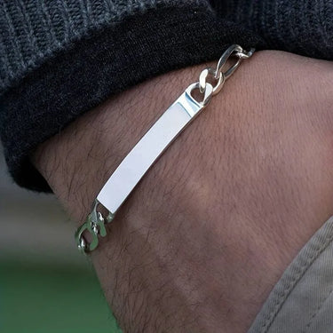 Pulseira Neso em prata · Pulseira de corrente
