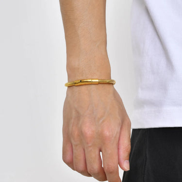 Pulseira Orilum Gold · Pulseira de mola banhada a ouro 18k