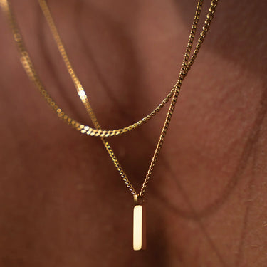 Alnitak Necklace · 18k Gold Plated Stainless Steel Men's Pendant Necklaces