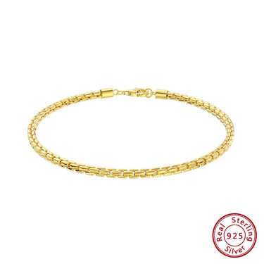 Pulseira Tanke Gold · Pulseira de corrente banhada a ouro de 18 quilates
