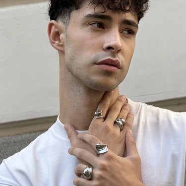 Cycle Ring · Shiny Stainless Steel Open Ring