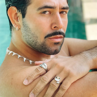 Ronde Ring · Double-layered open ring made of stainless steel