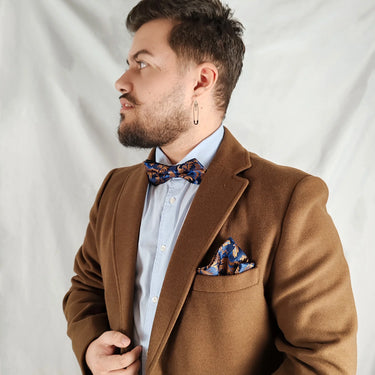 Austin · conjunto de pajarita azul y naranja - Barlovento de Biar