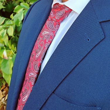 Beaujolais · corbata con estampado paisley - Barlovento de Biar