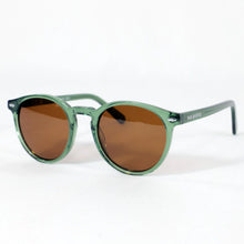 Bolonia · gafas de sol redondas de cristal verde con lentes marrones - Barlovento de Biar