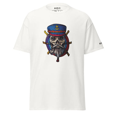 Calavera de marinero en color blanco - Barlovento de Biar