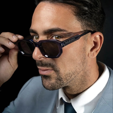 Cofete · Deep blue sunglasses with black UV400 lenses