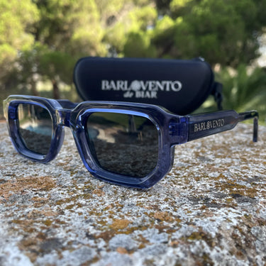 Cofete · Deep blue sunglasses with black UV400 lenses