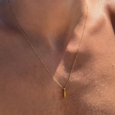 Alnitak Necklace · 18k Gold Plated Stainless Steel Men's Pendant Necklaces