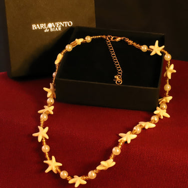 Zareon Necklace · Simulated Pearl Necklace