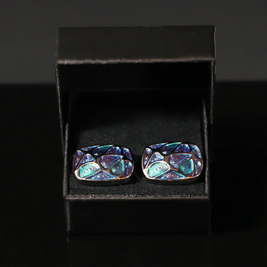 Conjunto de corbata y gemelos con estampado de cachemira - Barlovento de Biar