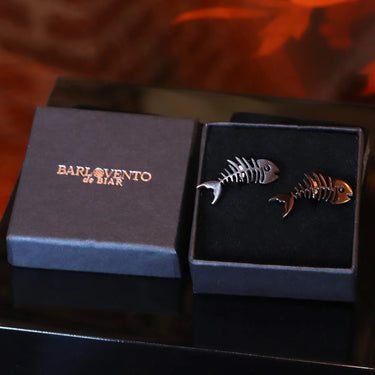 Conjunto de regalo de corbata y gemelos de pesca - Barlovento de Biar