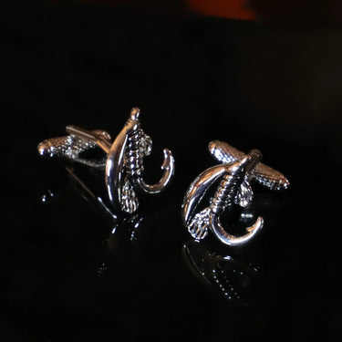 Conjunto de regalo de corbata y gemelos para los pescadores - Barlovento de Biar