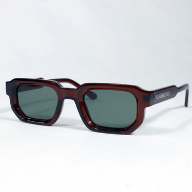 Famara · Blood red sunglasses with green UV400 lenses