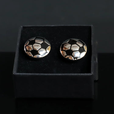 Fútbol · gemelos con forma de balón de fútbol