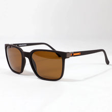 Fornells · gafas de sol marrones con detalles en naranja - Barlovento de Biar