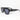 Ondarreta · Black square sunglasses with UV400 protection and metal trim