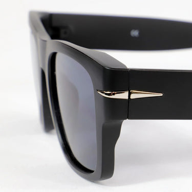 Ondarreta · gafas de sol cuadradas negras con protección UV400 y ribete metálico - Barlovento de Biar