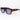 Pechón · gafas de sol cuadradas con vetas de madera y lentes azules - Barlovento de Biar