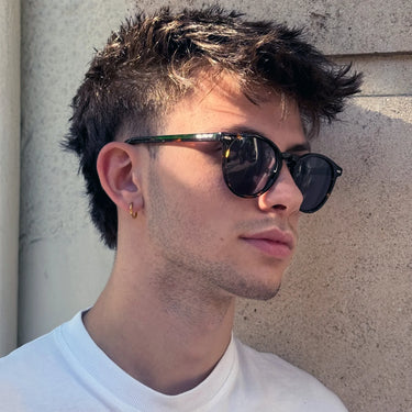 Portitxolet · tortoiseshell sunglasses with brown polarized lenses