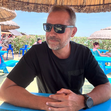 Pregonda · black sunglasses with gray UV400 lenses