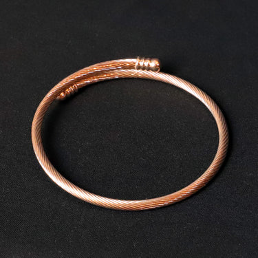 Pulseira Carme · Pulseira rígida em ouro rosa 18k