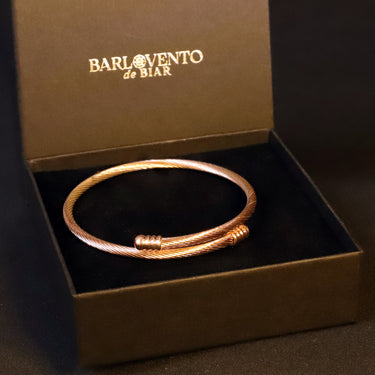 Pulseira Carme · Pulseira rígida em ouro rosa 18k