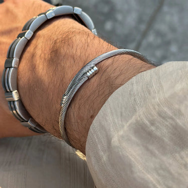 Carme Silver Bracelet · Silver Rigid Bracelet