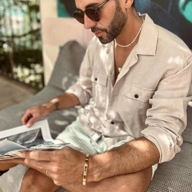 Maia Gold Bracelet · Classic style stainless steel bracelet