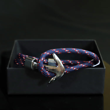 Pulseira de navio · Âncora de liga de corda em camadas