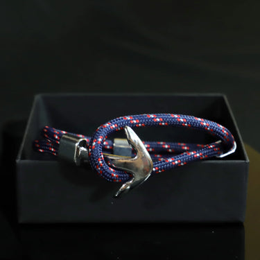 Ship Bracelet · Layered Rope Alloy Anchor