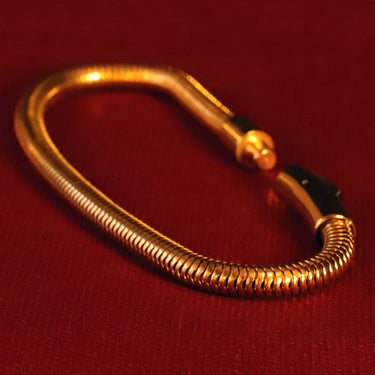 Pulseira Orilum Gold · Pulseira de mola banhada a ouro 18k