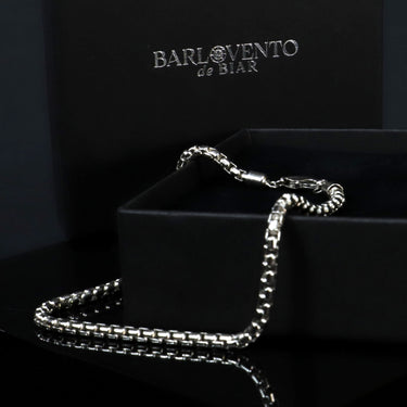 Pulseira Tanke Platinum · Pulseira de corrente em prata de lei 925 banhada a platina