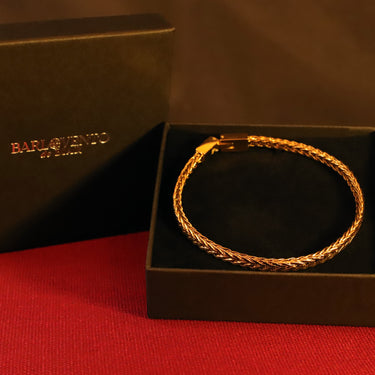 Pulseira Thalassa Pulseira de corrente rígida, banhada a ouro