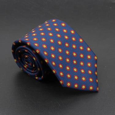 Sirmione · corbata estilo italiano azul, roja y amarilla - Barlovento de Biar