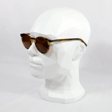 Torimbia · gafas de sol redondas de color naranja cristal con lentes marrones - Barlovento de Biar