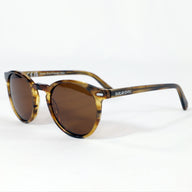 Torimbia · gafas de sol redondas de color naranja cristal con lentes marrones - Barlovento de Biar