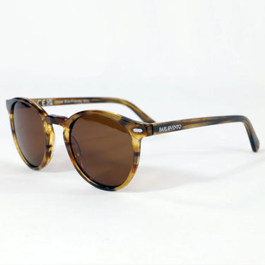 Torimbia · gafas de sol redondas de color naranja cristal con lentes marrones - Barlovento de Biar