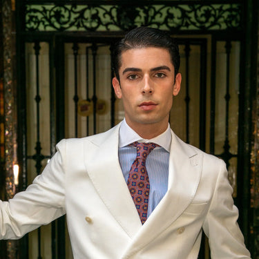 Volterra · Corbata estilo italiano rosa