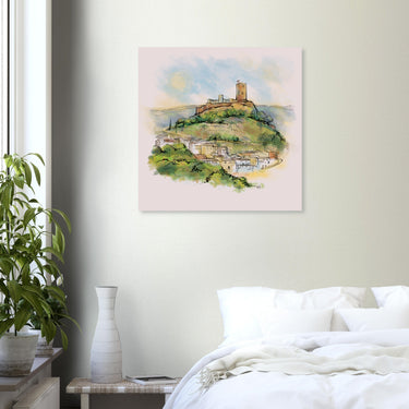 Castillo de Biar impreso en papel de primera calidad - Barlovento de Biar