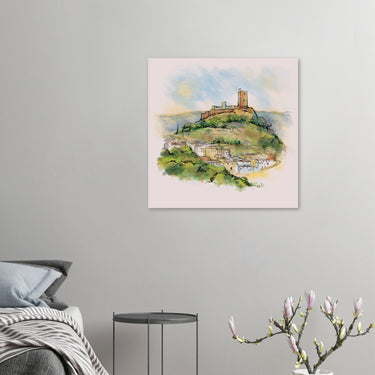 Castillo de Biar impreso en papel de primera calidad - Barlovento de Biar