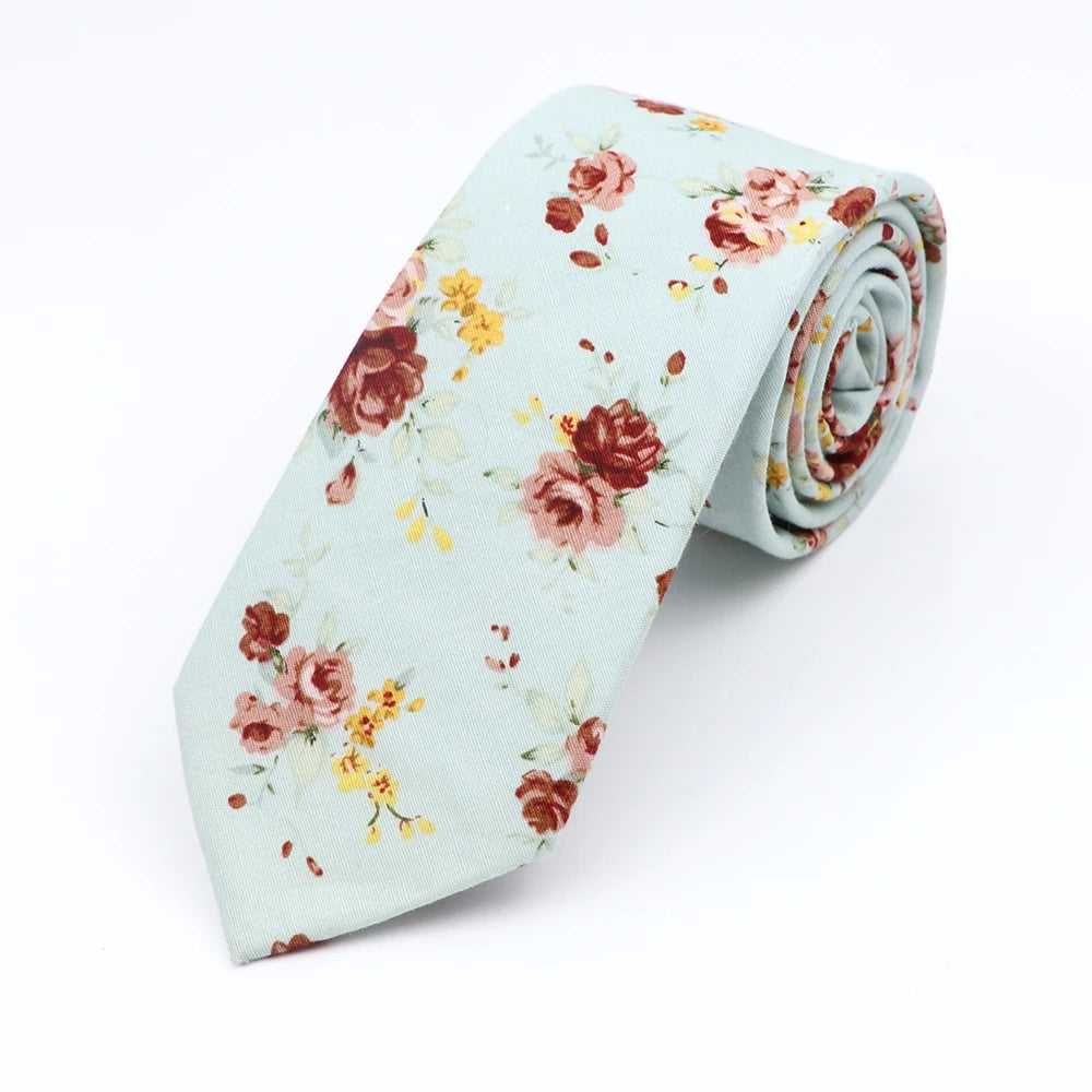 Ranúnculos · corbata floral azul pálido