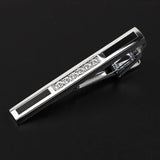 Cálao · pasador de corbata negro con diamantes simulados - Barlovento de Biar