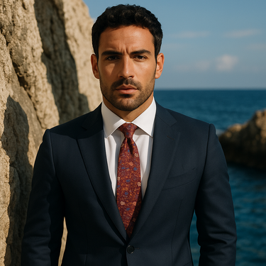 Auvergne · corbata de diseño - Barlovento de Biar