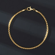 Pulsera Tanke Oro · Pulsera cadena chapado en oro de 18 quilates