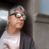 Palmones · gafas de sol con lentes reflectantes plateadas - Barlovento de Biar