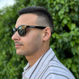 Patacona · gafas de sol redondas negras - Barlovento de Biar